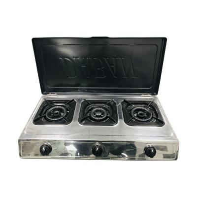 China Table top 3 burner commercial gas cooker, stainless steel gas cooker, YD-GSS305 for sale