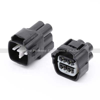 China Automotive 7283-7041-40 4 Pin Male Female Auto Connector YZK Connector DJ7041YB-4.8-11/21 for sale