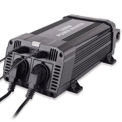 China PVC and ABS Plastic Casing Size Efficiency 12v to 220v Modified 1000/1200/1500 Watt DC Sine Inverter AC Power Inverter CE China RoHs for sale