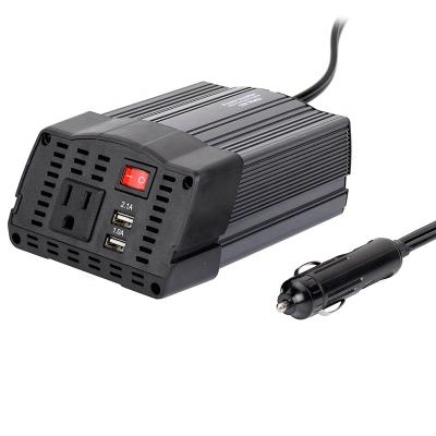 China 20 A PROTECT FUSE Electric Smart Sine Wave 150W Portable Car Modified Mini Power Inverter For Car 150 Watt DC 12v To 110v 240V for sale