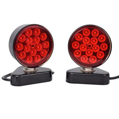 China AS Steel Heavy Duty Magnetic Base 12V LED Lens And Towing Light Kits for sale