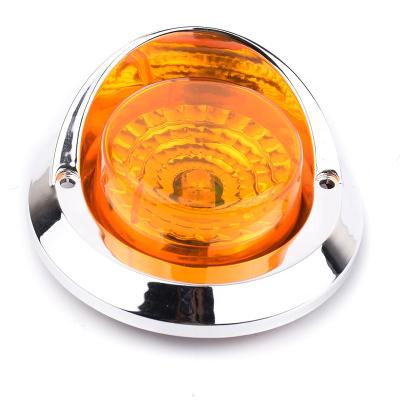 China 4 Inch ABS 12V 24V Led Rear Tail Light Round Stop Turn Tail Signal Light For Truck Trailer for sale