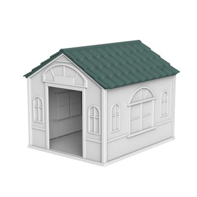 China XDPC Sustainable Luxury Plastic Pet House Kennel For Large Dog for sale