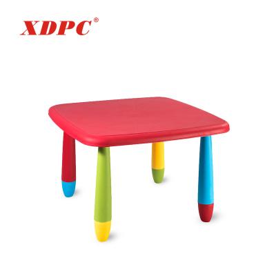 China Eco-friendly Homework Kids Study Children Furniture Nursery School Malaysia Plastic Table for sale