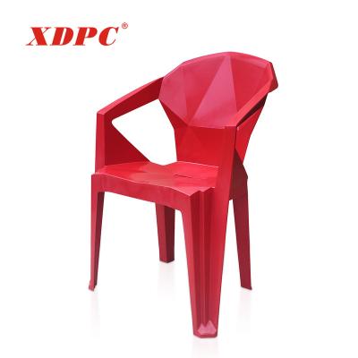 China Eco-friendly Modern Plastic Stackable Outdoor Garden Patio Leisure Chair for sale