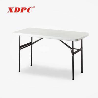 China Wholesale Eco-friendly Rectangular Folding Picnic Outdoor Camping Plastic Dining Table for sale