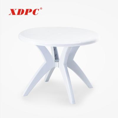 China Eco-friendly Portable Outdoor Fast Food Restaurant Plastic Tea Coffee Dining Table for sale