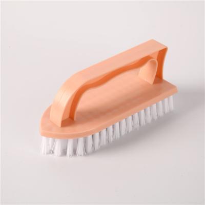 China Household Sustainable High Quality Floor Scrubbing Cleaning Brushes Scrub Fabric Washing Brush With Handle for sale