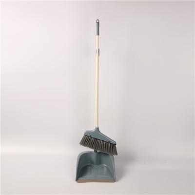 China Wholesale Home Eco-friendly Plastic Household Floor Sweeping Floor Broom And Dustpan Cleaning Set For Home for sale