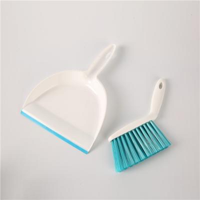 China Eco-Friendly Plastic Mini Brush Cleaning Dustpan Broom Household Home Kitchen Broom and Dustpan Set for sale