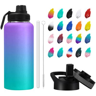 China Viable Wide Mouth Double Wall Vacuum Flask Stainless Steel Tumbler Sport Insulated Water Bottle for sale