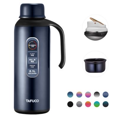 China Viable Keep Hot/Cold Stainless Steel Tafuco Water Pot Coffee Pot Vacuum Insulated Drink Bottle 24 Hours for sale