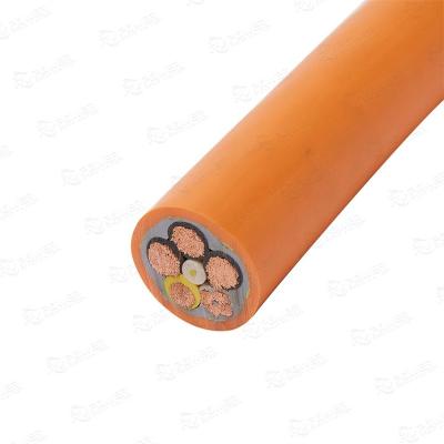 China Heavy Handling High Strength Flexible Reeling Cable Insulation Mono-spiral Drum Rigs.reeling Bare Copper Conductor Rubber Sheath Rubber Tow Cable for sale