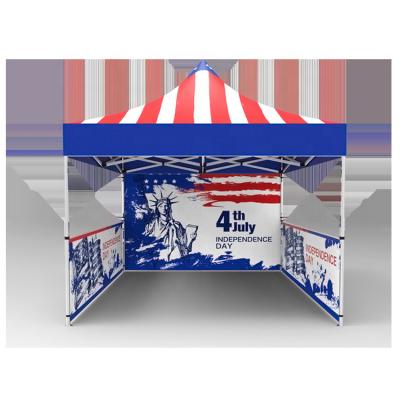 China Custom Printing Outdoor Event Reyer Polyester 600D Steel View Trade Show Tent Promotion Expo Canopy Trade Show Display Tent for sale