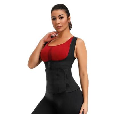 China 2021 Breathable Vest Waist Trainer Neoprene Custom Private Size Logo Compression Women Waist Cincher Slimming Belt for sale