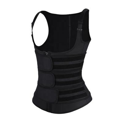 China Hot Selling Breathable Waist Trainer In 6 XL Tummy Control 3 Strap Waist Trainer Logo Service Zipper Design Plus for sale