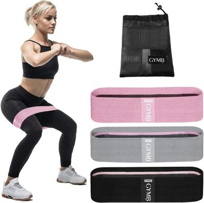 China Fitness Exercise Booty Supplier 3 Resistance Bands for Legs and Butt Set, Exercise Bands Fitness Bands, Resistance Bands Long Fabric for sale