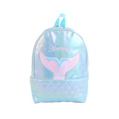 China Women and Girls Outdoor Sport Embroidery Turquoise Kawaii Backpack Anti-theft Waterproof Quilted Holographic Canvas for sale