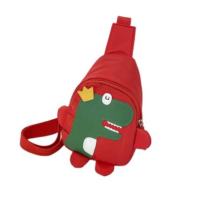 China Hot Sale High Quality Dinosaur Cartoon Toddler Sling Bag Chest Cross Body Shoulder Sling Bag and Kids Messenger Bag for sale