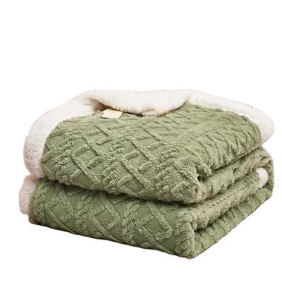 China Folded Bedsure Sherpa Fleece Throw Blanket For Couch Warm Soft Blankets And Throws For Bed for sale