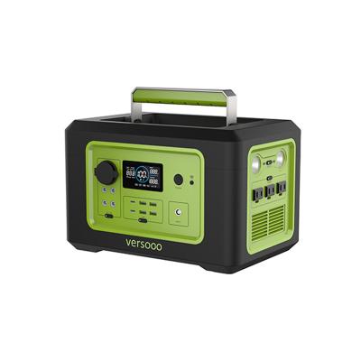 China Type C 600W Solar Portable Rechargeable Power Station 110V/220V for sale