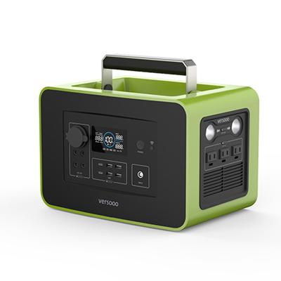 China Type C 110V/220V 60Hz 600W, 1200W Lithium Ion Peak Batteries Inverter Solar System Portable Power Station for sale