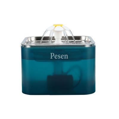 China Pesen 3L Automatic Cat Water Fountain with LED Light Easy to Gather and Attract Pets to Drink More Water, 3L Large Capacity for sale