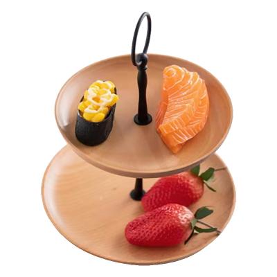 China Sustainable Home Direct Wooden Luxury Hotel Fruit Fruit Wooden Plant Food Serving Serving Tray Beech Factory for sale