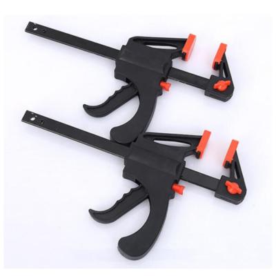 China Fastening One-Handed operate quick release clamps with plastic handle  for woodworking for sale