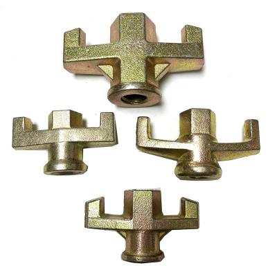 China Building Construction Tie Rod System Accessories Tie Rod Wing Nut For Construction for sale