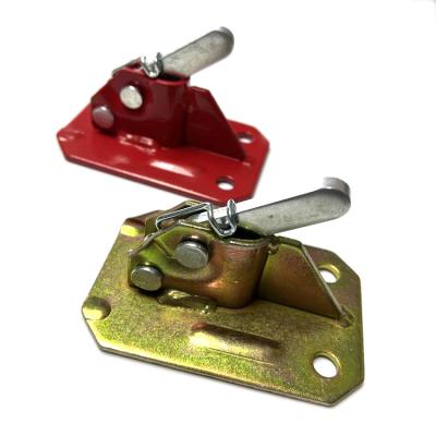 China Building Construction Hot sale Products Welding metal spring  rapid clamps 4 holes pressed fast clamp For Telescopic Poles for sale