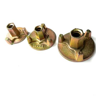 China Modern Hot sale  Building or construction Formwork Accessories  100KN   Zinc-plated Tie Rod  anchor round Wing Nuts for sale