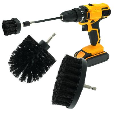 China Kabellose Bohrbürste Bürste Anschluss Power Scrubber Set 4 Stück zu verkaufen