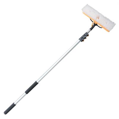 China Adjustable Aluminum Handle Solar Cleaning Brush With 6m Pole zu verkaufen