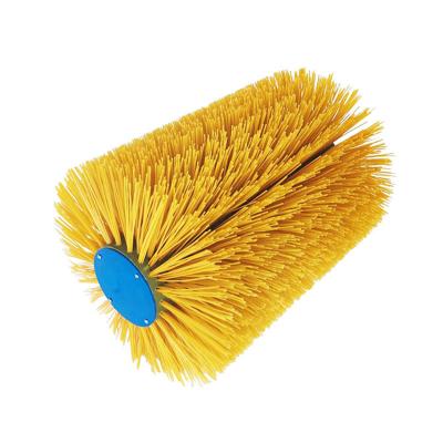 China Ergonomic Cattle Scratcher Brush Roller 50cm PP Nylon Material for sale