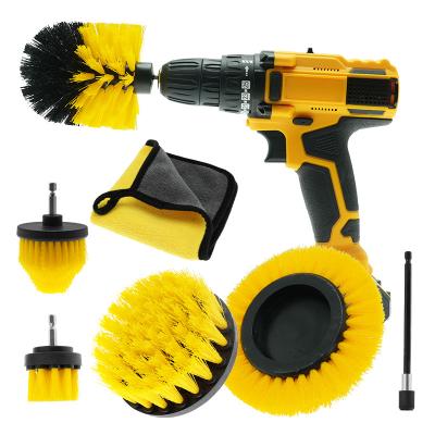 中国 Multi Functional Brush Set For Drill Attachment Effective Cleaning Power 販売のため