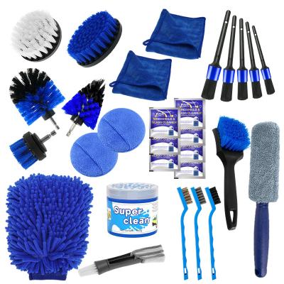 China Pp Custom Car Detailing Brush Medium Bristle Stiffness Multi Purpose Cleaning Tool à venda