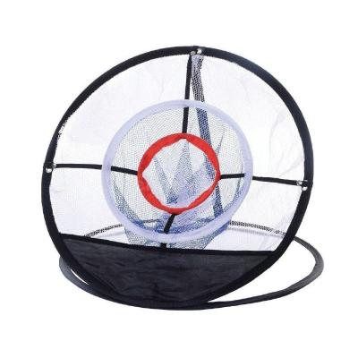 China Quickly Turn Over And Economical Small Package Pop Up Golf Net Quality Solid 3mm Fiber Pole Golf Practice Net For Backyard Outdoor Indoor Golf Chipping Net for sale