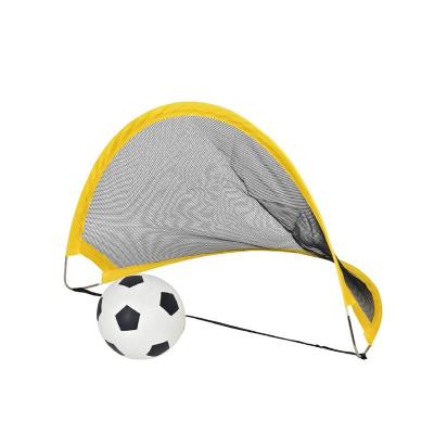 China Foldable Automatic Outdoor Soccer Practice Nets With Carry Bag For Kids Age 4~16 Years Post Quality Fiber To Return Small Soccer Goal for sale