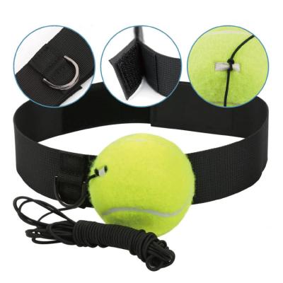 China Soft touch ball reflex | Boxing Balls On String With Headband Training Speed ​​Reaction Set Kit Hat Head Band Refex Punch for sale