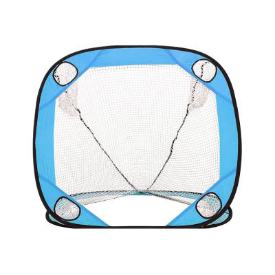 China Lightweight Portable Foldable Lacrosse Net Lightweight Portable Lacrosse Goal For Kids Practice Fiberglass Frame Lacrosse Practice Net for sale