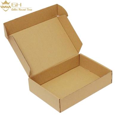 China Recyclable Large Brown Kraft Paper Packaging Box Moving Corrugated Cardboard Shipping Boxes For Mail for sale