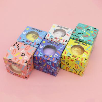 China Recyclable Custom Retail Fancy Printed Plain Bath Bomb Packaging Box for sale