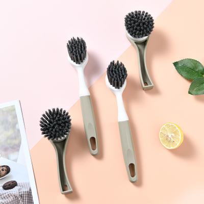 China Hand Household Kitchen Pot Stain Cleaning Scrub Brush Play Brush Multifunctional Cleaning Brush With Soft Bristle for sale