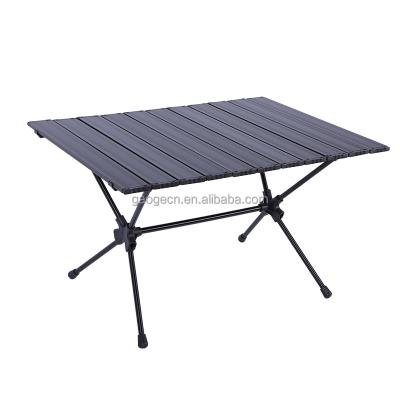 China New Aluminum Alloy Camping Multifunctional Portable Outdoor Table Adjustable Height Easy Carry Folding Table for sale