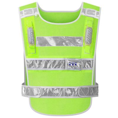 China LED SNAP Latest New Arrival Design Bike Running Reflective Vest With Led Light For Night for sale