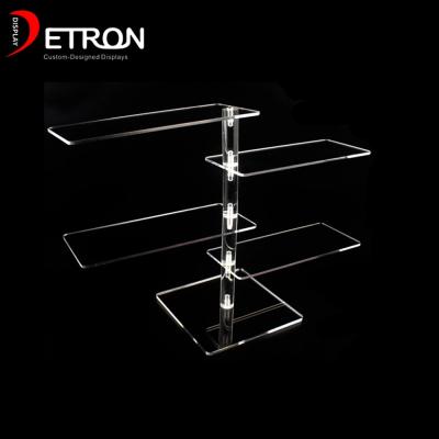 China Acrylic Stand Ring Bracelet Display Custom Jewelry Display Stand Clear Jewelry Display Racks Flooring for sale