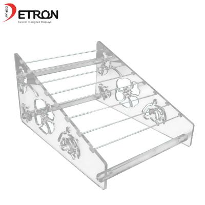 China Custom Acrylic Jewelry Countertops Earring Display Rack Store Countertops Jewelry Display Stand for sale