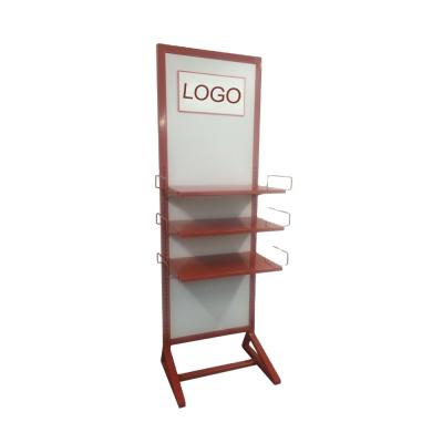 China Custom Display Metal Horse Shoe Coat Racks Metal Floor Display Stand Flooring for sale