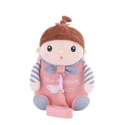 China Wholesale Imitation Lovely Plush Animal Backpack School Bag And Soft Doll Baby Gift for sale